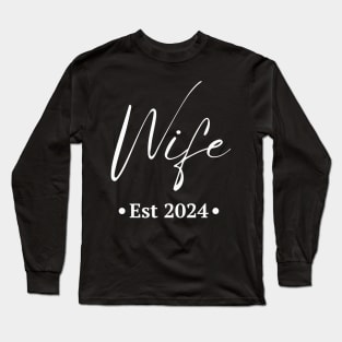 Wife est 2024 Long Sleeve T-Shirt